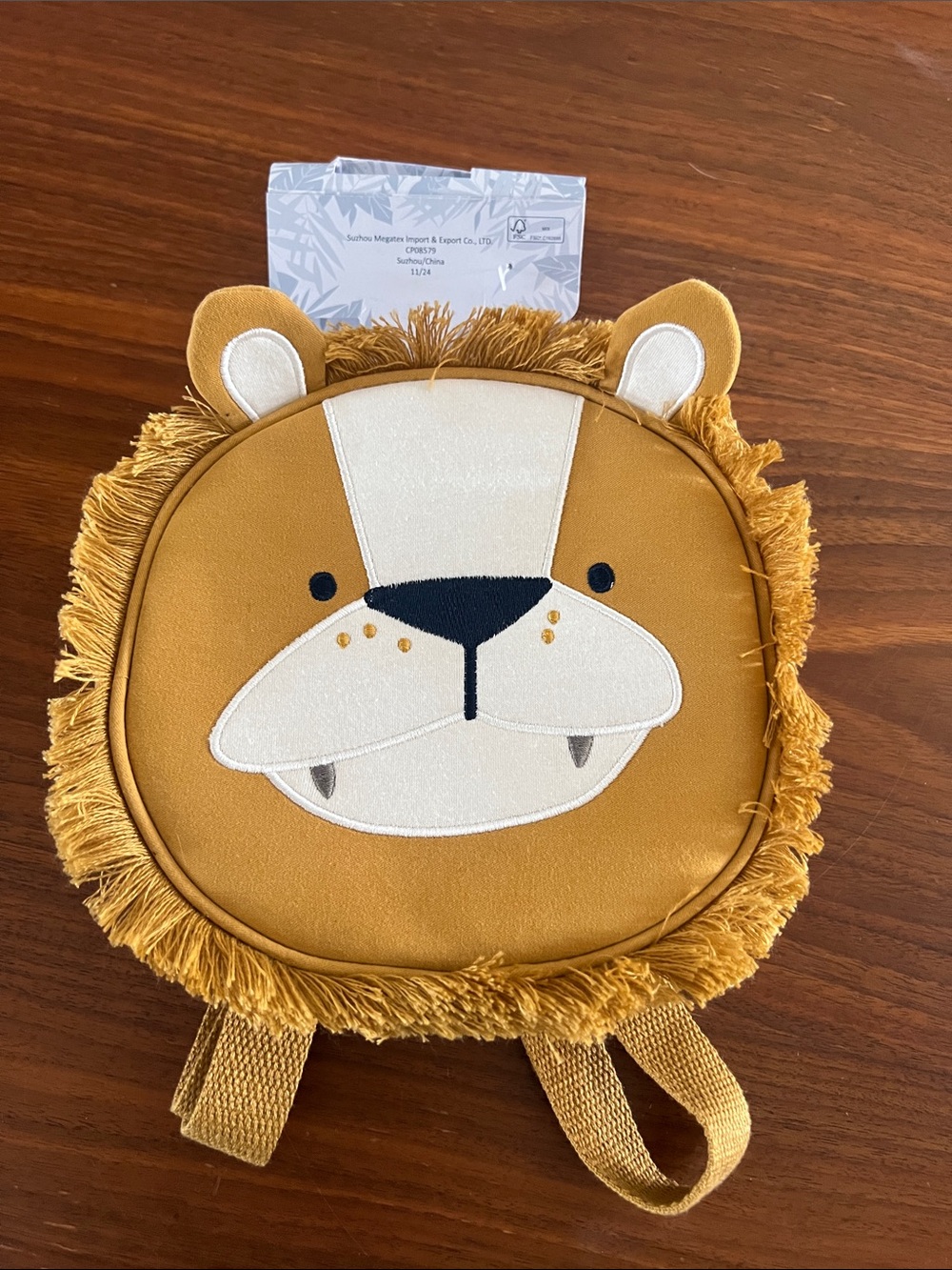 Tommy Bahama Kids Mustard Yellow Lion Mini Backpack NWT‎